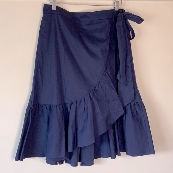 LOFT Dresses & Skirts - LOFT ruffle wrap skirt